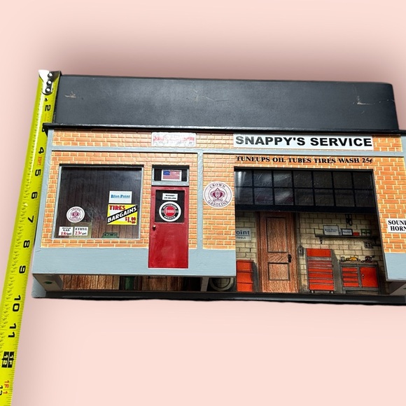 Kids Snappy Service Station Garage Gas Station Toy With Accessories Unique - Picture 10 of 16